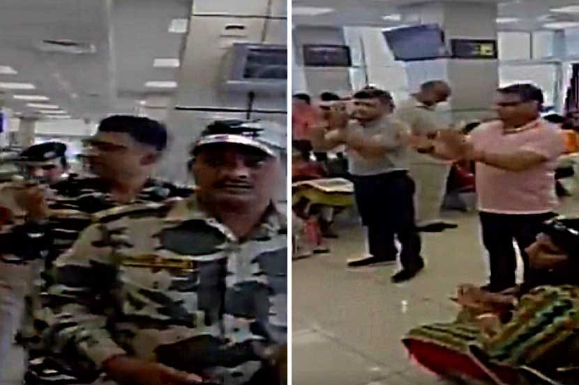 CRPF personnel greeted by public with a thunderous applause at Jammu Airport