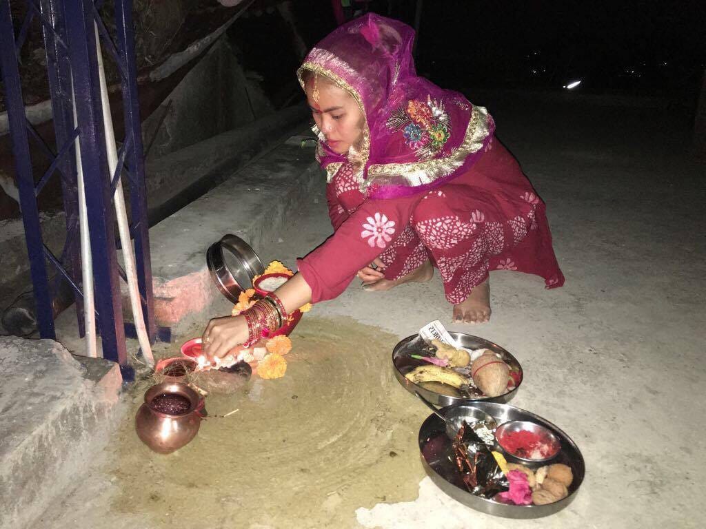 foreigner bahu karva chauth awesome photos