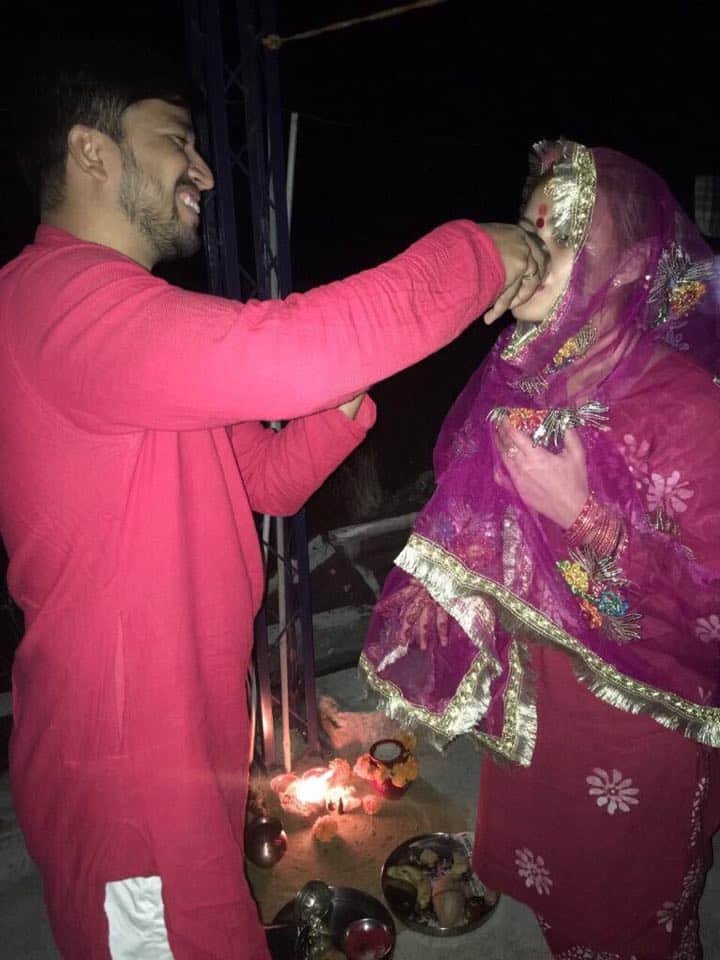 foreigner bahu karva chauth awesome photos