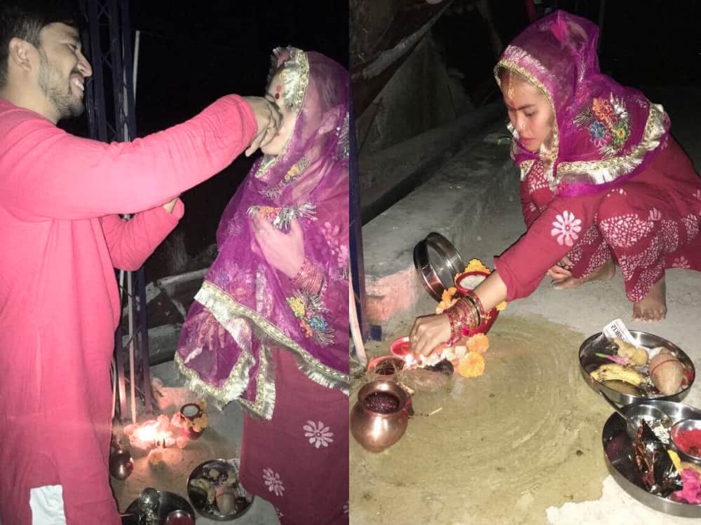 foreigner bahu karva chauth awesome photos