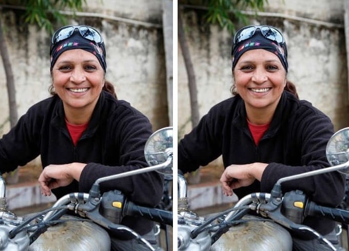 This daughter reached with a message to save daughter on a bike