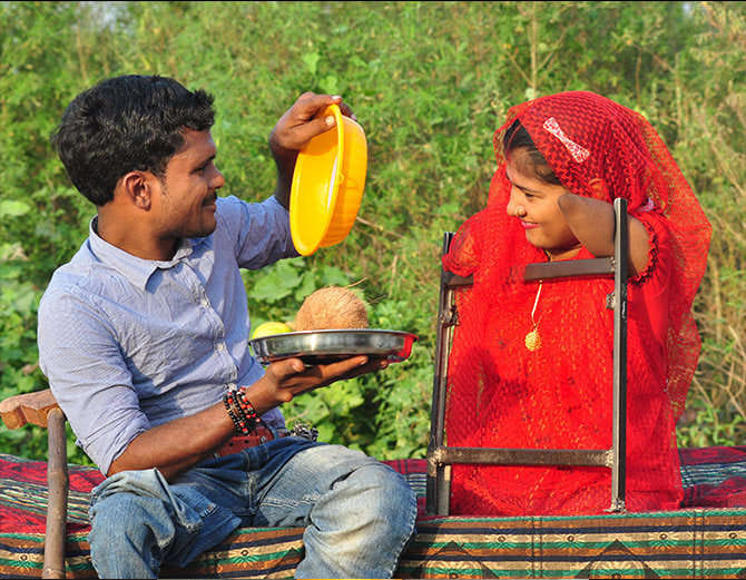 valentine's day, unique love story of disable couple