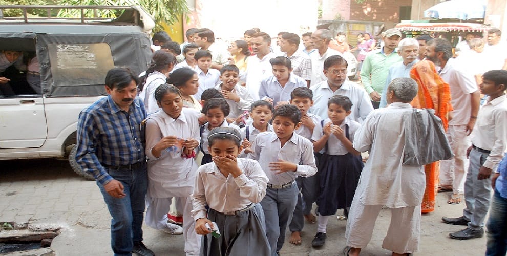 List of children with a gas leakage in Shamli, see all names