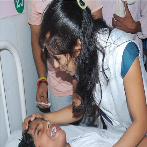 Shamli: Deteriorating condition with gas leakage, children Live Photos