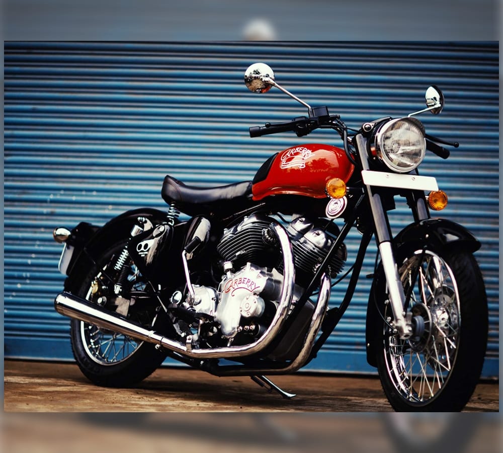 1000cc Carberry Double Barrel Motorcycle with two Royal Enfield Engine launched in india