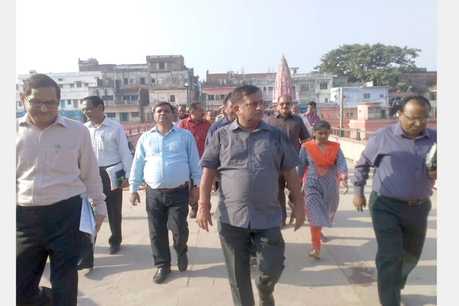 upper chief sectary home inspects preparation of deepotsav in ayodhya