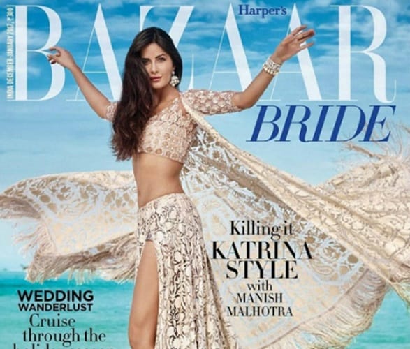 Katrina Kaif latest magazine photoshoot for harpers bazaar brides 