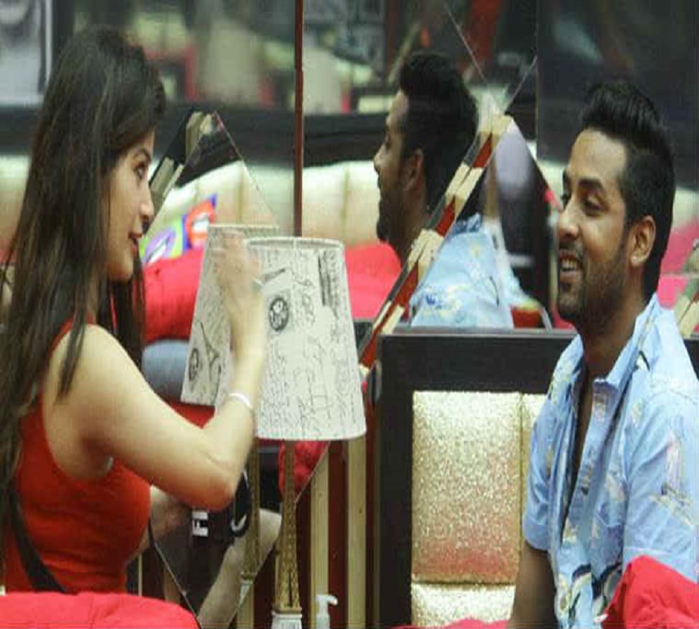 bigg boss contestant bandagi kalara kisses punish sharma in midnight  