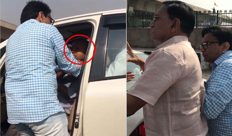 retired ips officer fight with transport commissioner and female officer on road in delhi