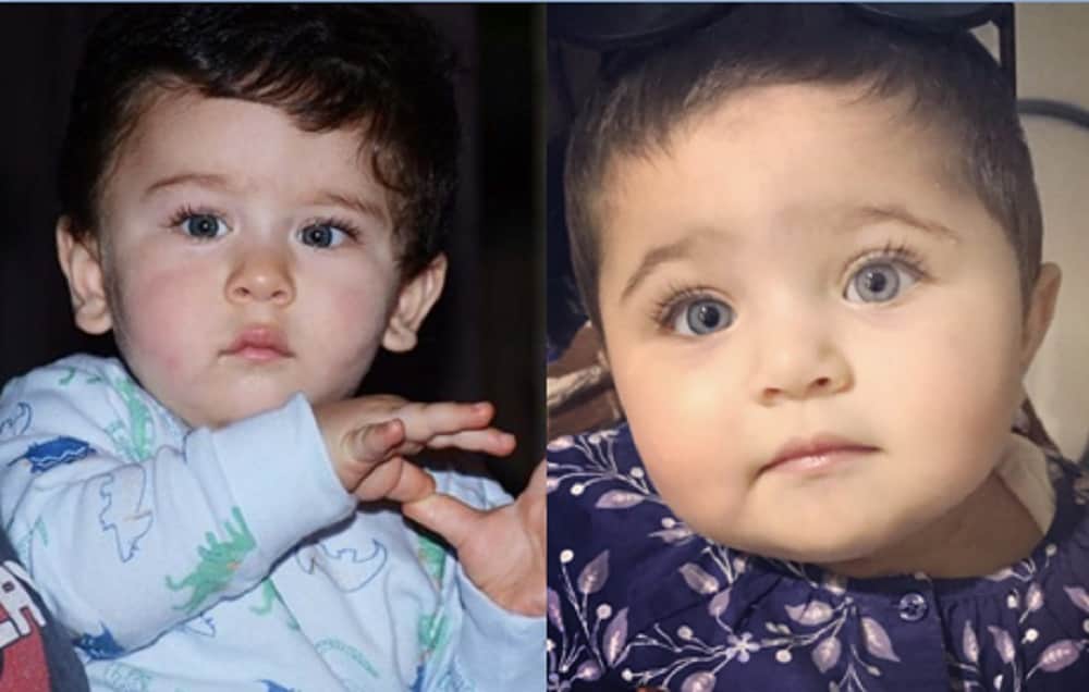  saif and taimur ali khan latest photos viral on social media