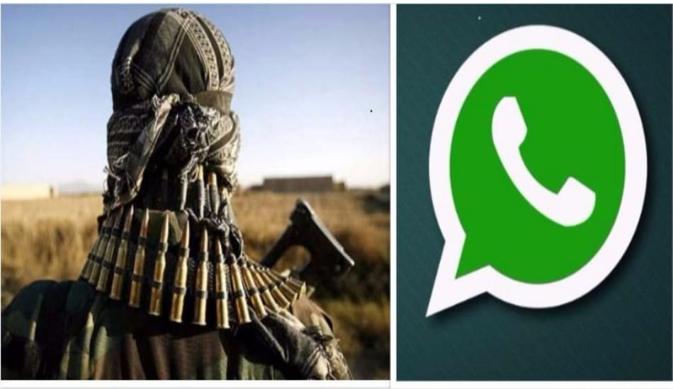 TERRORISTS USE WHATSAPP FROM PAK ON INDIAN NUMBER 