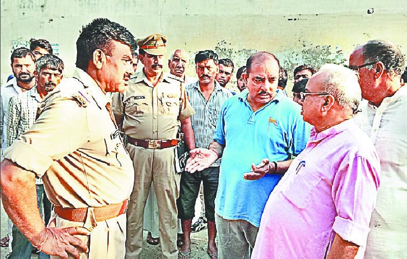 Rajmata's idol broke, anger