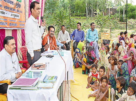 Villagers in front of the central team mess up plans