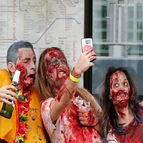what is World Zombie Day Photos wiki Paris London streets