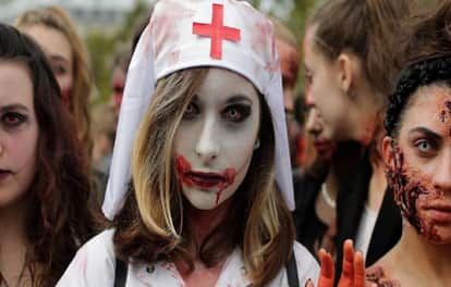 what is World Zombie Day Photos wiki Paris London streets
