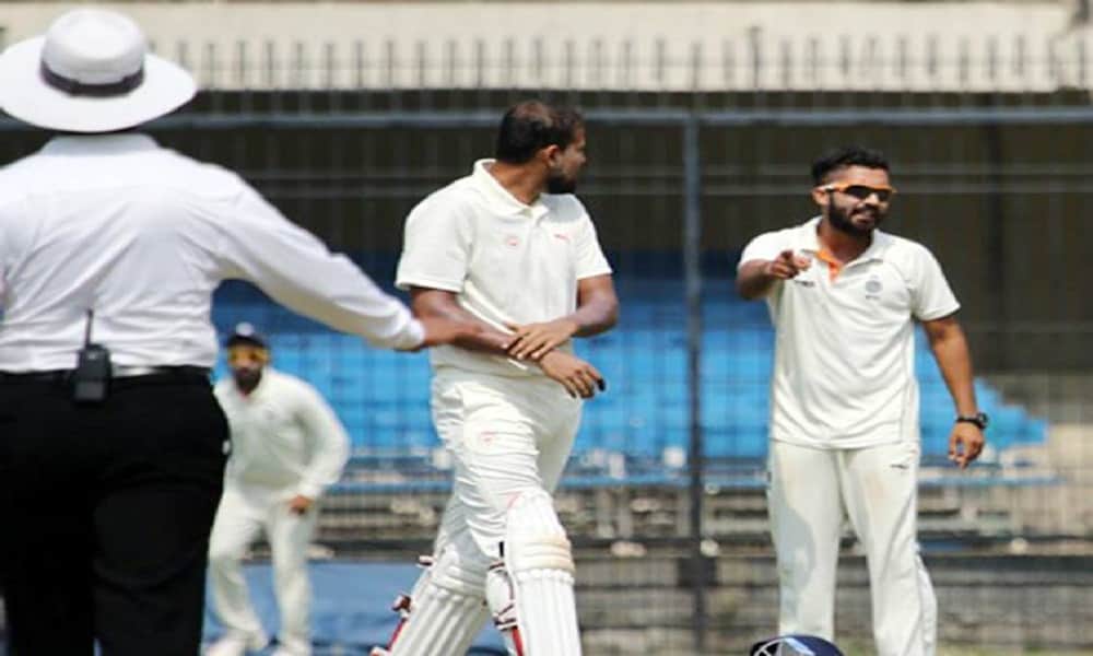 Yusuf pathan scored hundred in both innings in ranji at Indore