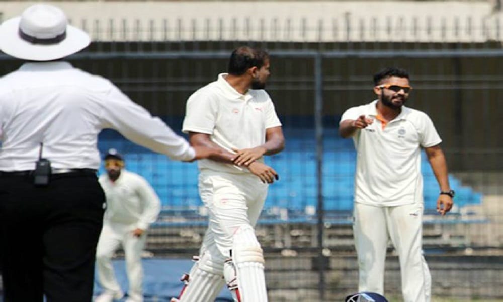 Yusuf pathan scored hundred in both innings in ranji at Indore