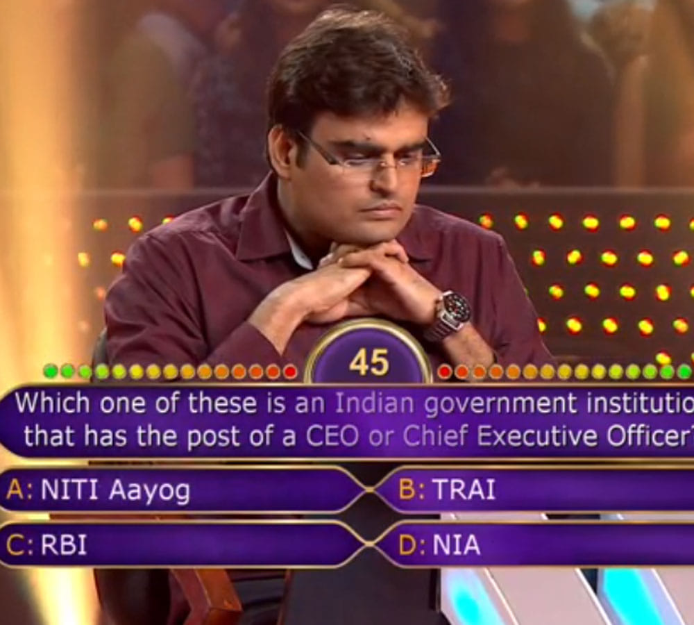 contestant vinay goyal won 12.50 lakh rupees on kaun banega crorepati