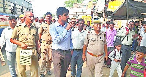  Encroachment removed loopholes in front of protesters