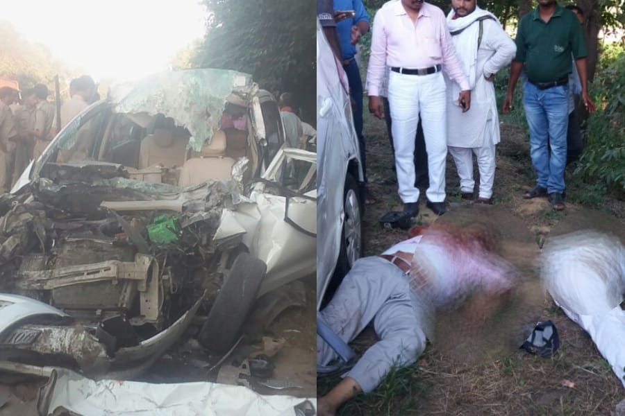 four died in an accident patranga in faizabad.