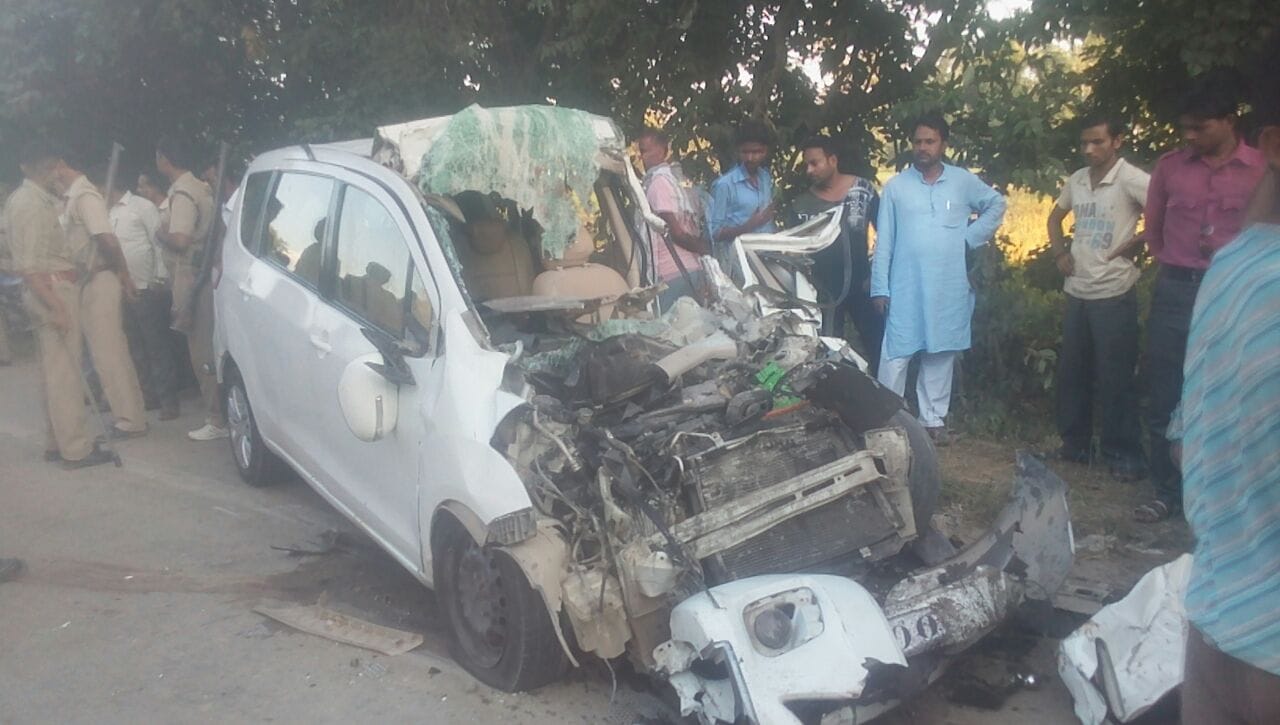 four died in an accident patranga in faizabad.