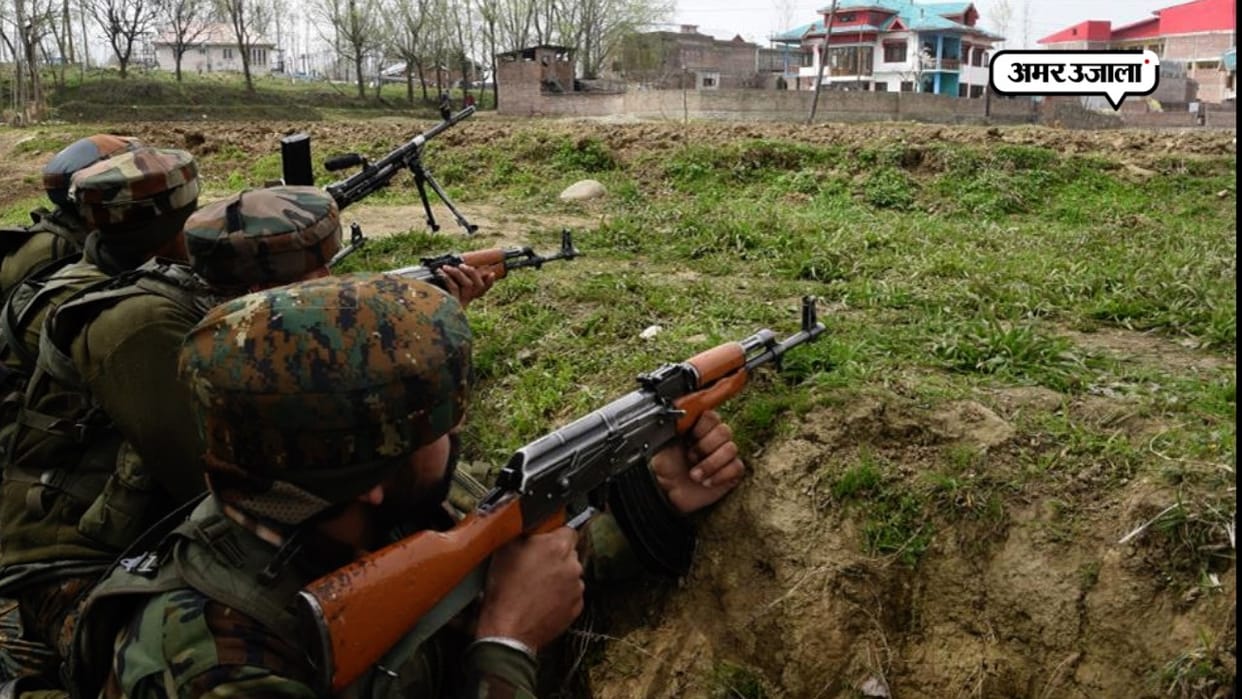 Teririost  killed in Jammu Kashmir encounter, 2 jawan martyred 