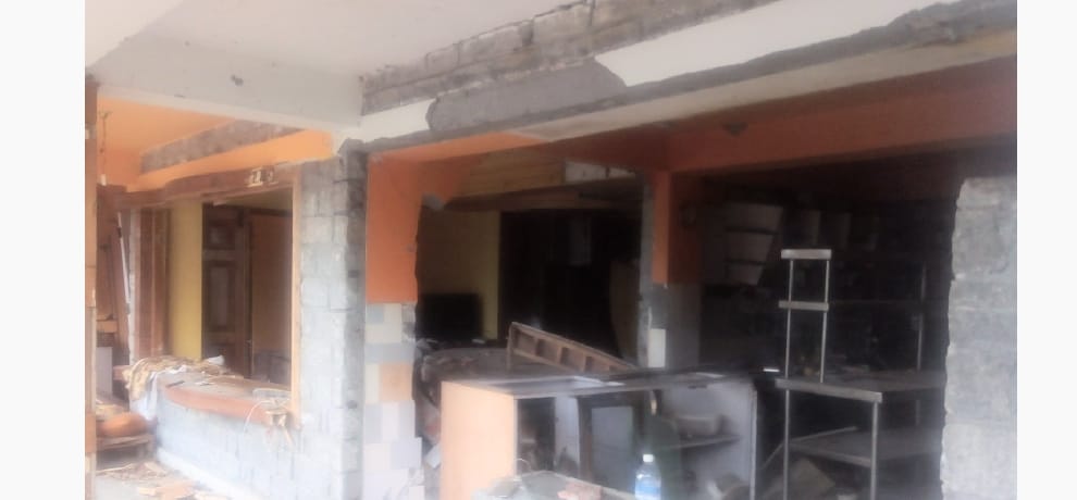 blast in a private cottage at manali