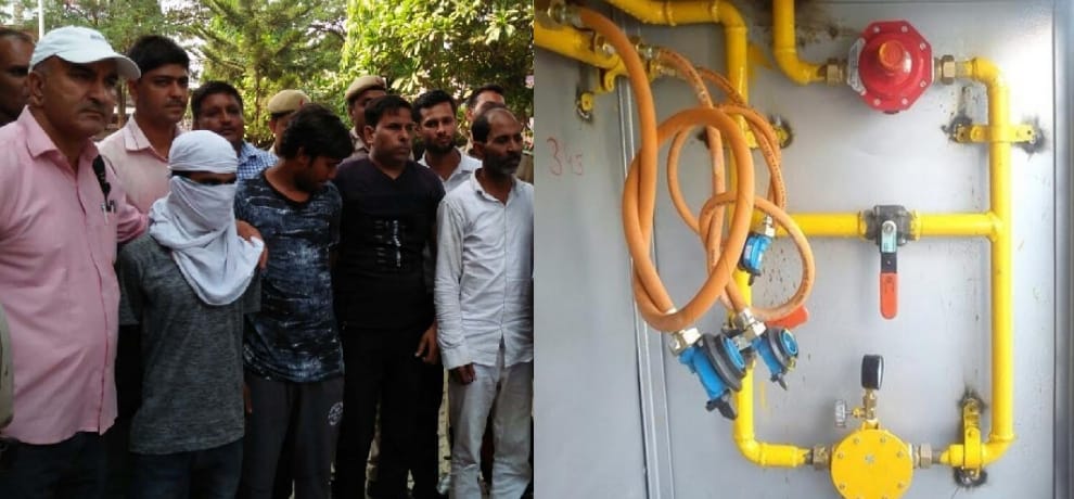 spiderman thief arrest in delhi, use to climb many storeys through png pipeline