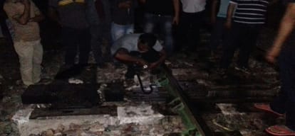Passenger train ran on wrong track at Kasganj