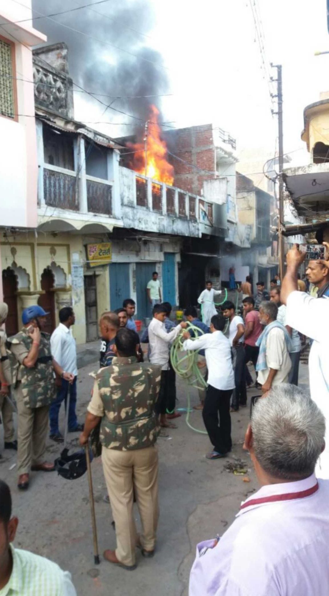 Communal violence due to police negligence in ballia district