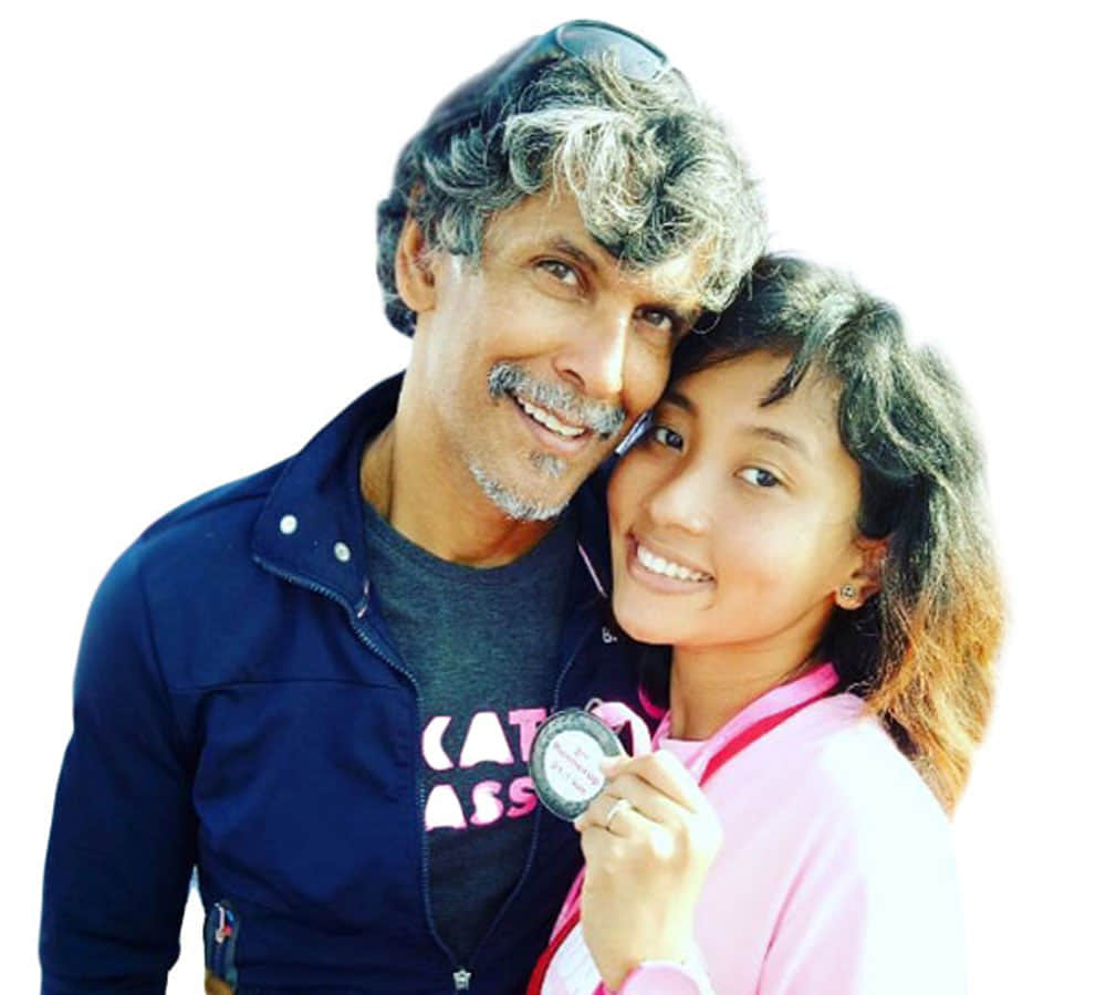 milind soman girlfriend ankita konwar photo viral
