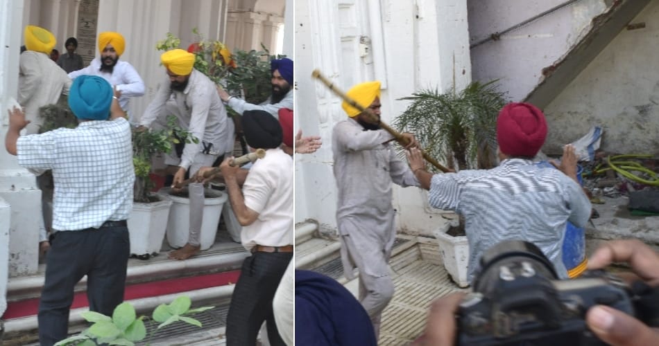 clash at Golden Temple in Amritsar, many injured