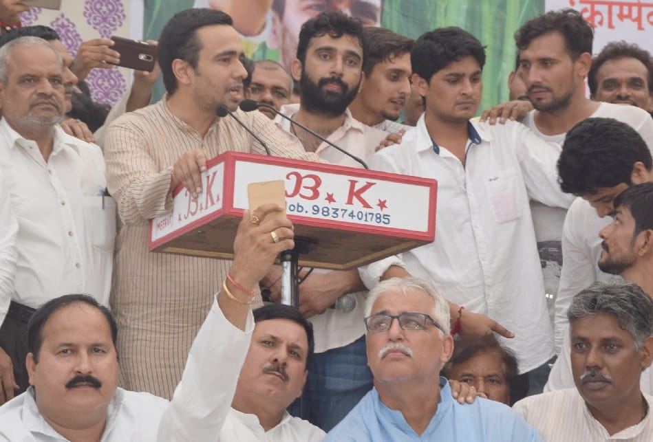 Farmer is upset over Modi's government 
