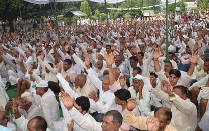Farmer is upset over Modi's government 
