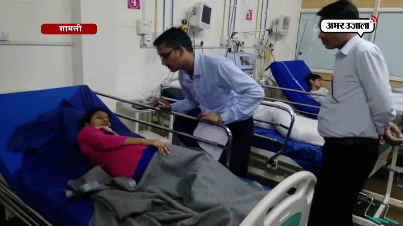 फिर बिगड़ी बच्चों की तबीयत, परिजनों का हंगामा