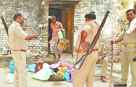  Officers removed leprosy ashram from the possession of Dabangs
