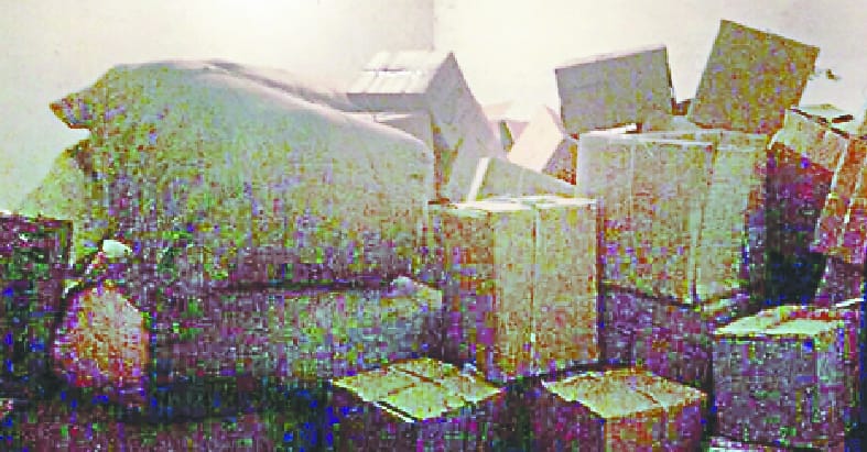 Cracked firecrackers, warehouse seals