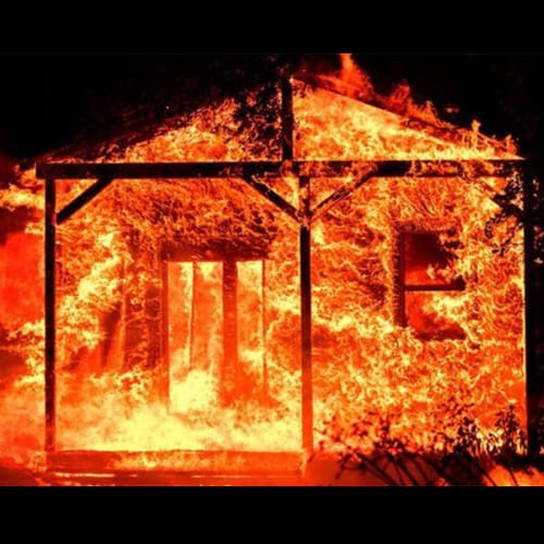 heavy fire breaks out in Californias forest for long time