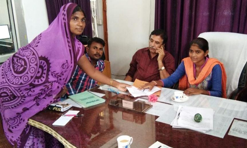andhra pradesh distict one day collector a 16 year old girl on occasion of international girl child day