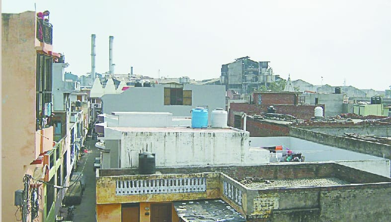 Sugar mill in the population