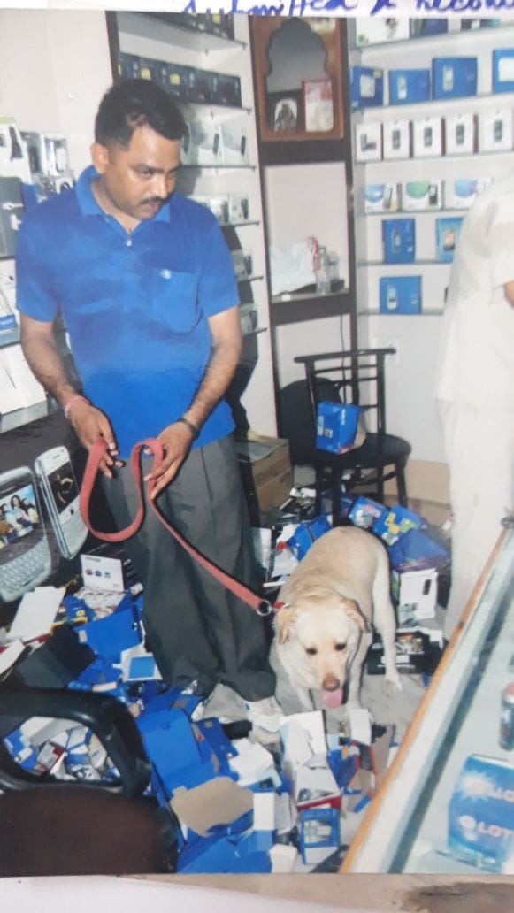 agra police sniffer dog died due to fever