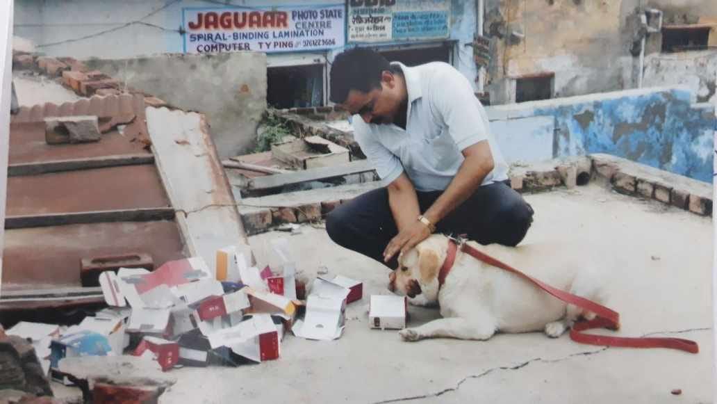 agra police sniffer dog died due to fever