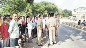 Two youths aboard bike collided with truck collision