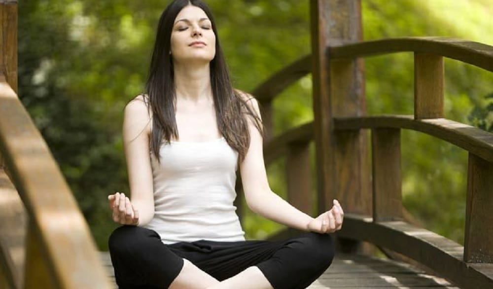 bhoochari mudra helps to cure forgetfulness and sharpens memory power