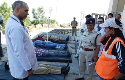 death and loss during earthquake mock drill held in uttarakhand