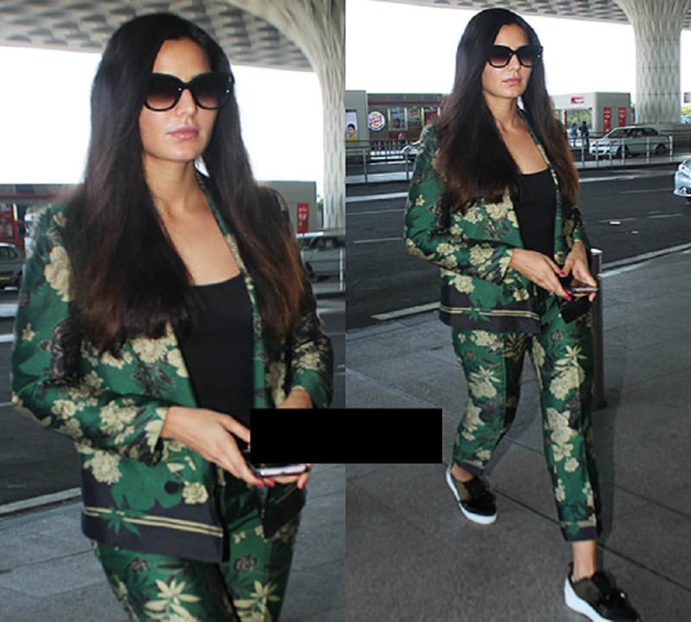katrina kaif was seen at london airport in new look lets check out 