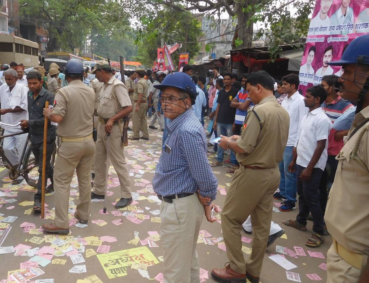 Students election postponed in ballia, Students did ruckus