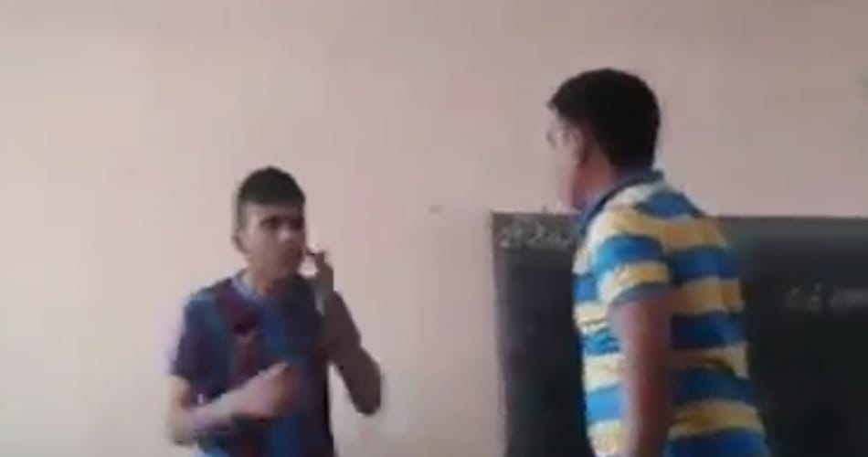 Teacher mercilessly hits two students with shoe in Rewari