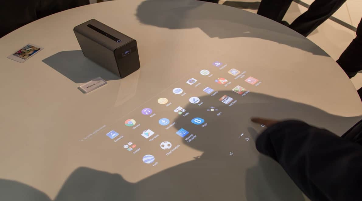 Sony launched Xperia Touch projector that turns surfaces into touchscreens 