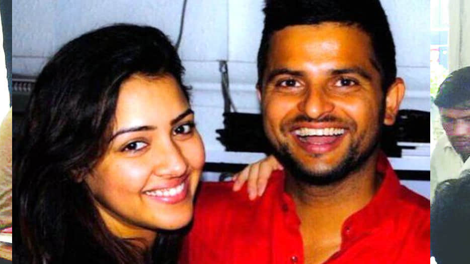 Suresh Raina wife Priyanka arrived between IIT students